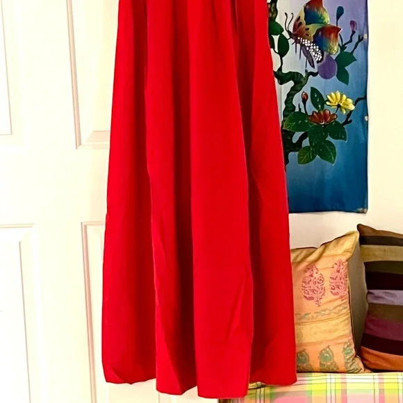 🌺🎉HP🎉🌺 NWT Farm Rio Red Fish Top Maxi Dress - Picture 13 of 16